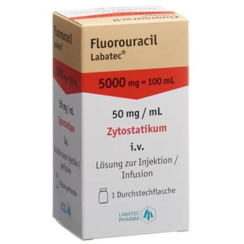 Fluorouracil Labatec Inj L&ouml;s 5000 mg/100ml perf 100 ml