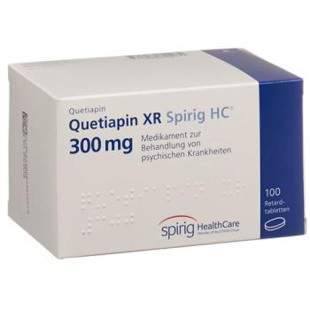 Quetiapin XR Spirig HC Ret Tabl 300 mg 100 pcs