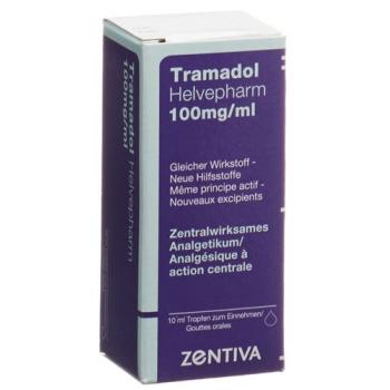 Tramadol Helvepharm drops 100 mg/ml bottle 10 ml