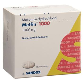 Metfin Filmtablet 1000 mg 120 pcs