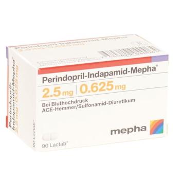 Perindopril Indapamide Mepha Lactab 2.5/0.625 mg Ds 90 pcs