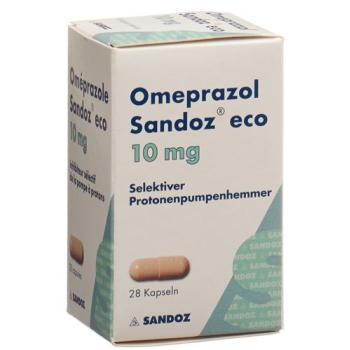 Omeprazol Sandoz eco Kaps 10 mg Ds 28 pcs