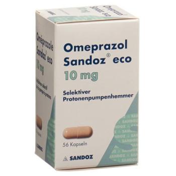 Omeprazol Sandoz eco Kaps 10 mg Ds 56 pcs