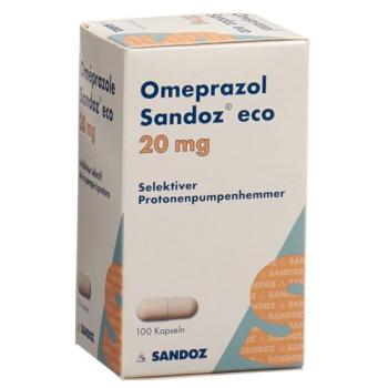 Omeprazol Sandoz eco Kaps 20 mg Ds 100 pcs