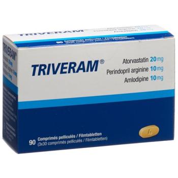 Triveram film tabl 20 mg/10 mg/10 mg 3 pcs 30 pcs