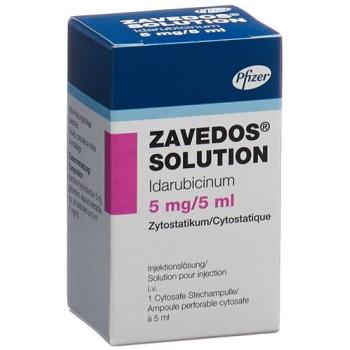 Zavedos Solution Inj L&ouml;s 5 mg/5ml Cytosafe