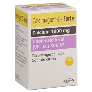 Calcimagon D3 Forte chewable tablets Lemon can 60 pcs