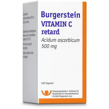 Burgerstein Vitamin C Ret Capsules 500 mg 100 pcs
