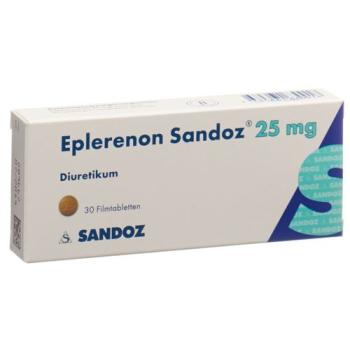 Eplerenone Sandoz Filmtabl 25 mg 30 pcs