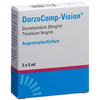 DorzoComp-Vision Gtt Opht 20 mg/ml. 5mg/ml 3 vials 5ml