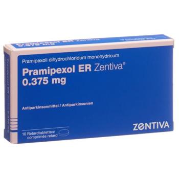 Pramipexole ER Zentiva Ret Tabl 0.375 mg 10 pcs