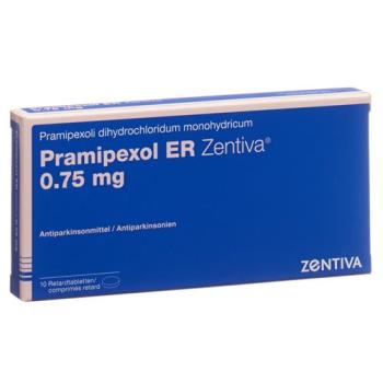 Pramipexole ER Zentiva Ret Tabl 0.75 mg 10 pcs