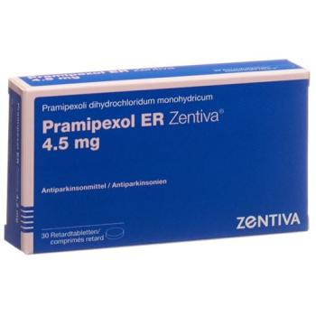 Pramipexole ER Zentiva Ret Tabl 4.5 mg 30 pcs
