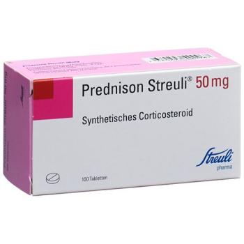 Prednisone Streuli Tabl 50 mg 100 pcs
