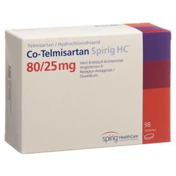 Co-Telmisartan Spirig HC Tabl 80/25 98 pcs