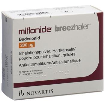 Miflonide Breezhaler Inh Kaps 200 mcg 60 pcs