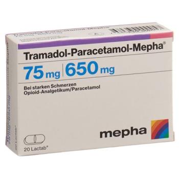 Tramadol-Paracetamol-Mepha Lactab 75/650 mg 20 pcs