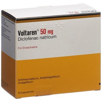 Voltaren Supp 50 mg 50 pcs