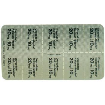 Oxycodon-Naloxon-Mepha Depotabs 20mg/10mg 30 pcs