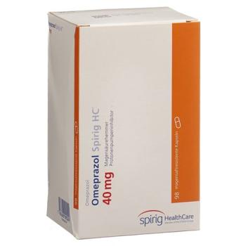 Omeprazole Spirig HC Kaps 40 mg Ds 98 pcs