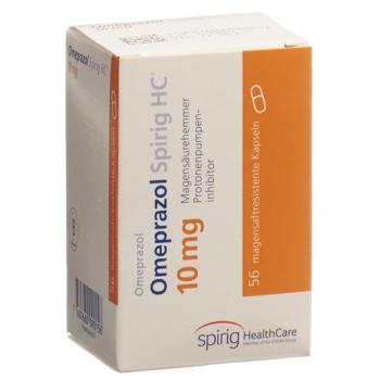Omeprazol Spirig HC Kaps 10 mg Ds 28 pcs