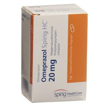 Omeprazol Spirig HC Kaps 20 mg Ds 14 pcs