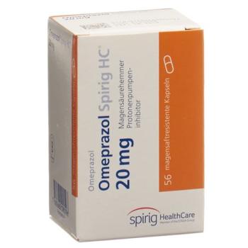 Omeprazole Spirig HC Kaps 20 mg Ds 56 pcs