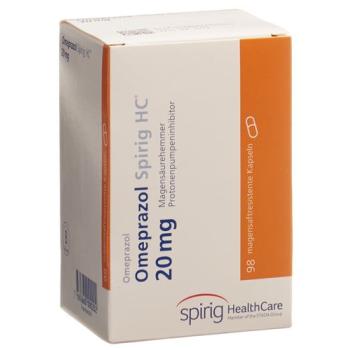 Omeprazole Spirig HC Kaps 20 mg Ds 98 pcs