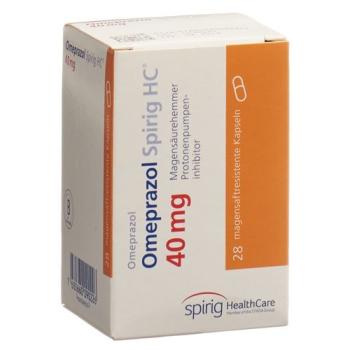 Omeprazole Spirig HC Kaps 40 mg Ds 28 pcs