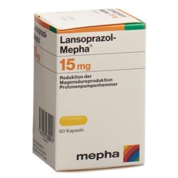 Lansoprazole-Mepha Kaps 15 mg bottle 60 pieces
