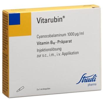 Vitarubin Inj Loes 1000mcg/ml 5amp 1ml