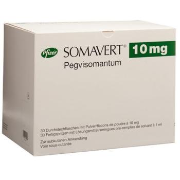 Somavert drying sub 10 mg with solvent (pre-filled syringe) 30 pcs