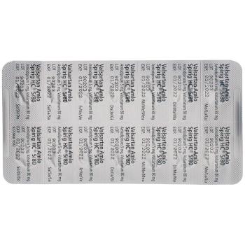 Valsartan Amlo Spirig HC Filmtabl 5/80mg 28 pcs