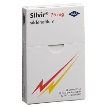 Silvir melting film 75 mg 12 pcs
