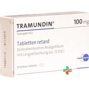 Tramundin 100 mg 10 Retard tablets