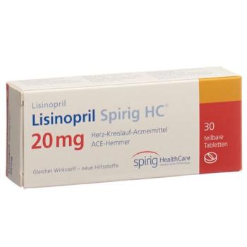 LISINOPRIL Spirig HC Tabl 20 mg