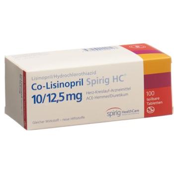 Co-Lisinopril Spirig HC Tabl 10/12.5 mg 100 pcs