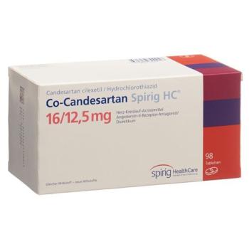 Co-Candesartan Spirig HC Tabl 16/12.5mg 98 pcs