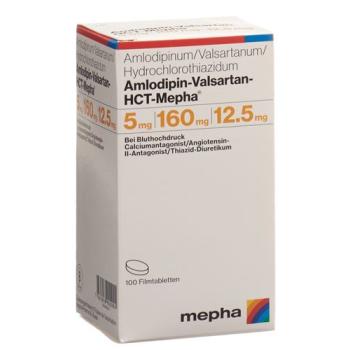 Amlodipin-Valsartan-HCT-Mepha Filmtabl 5mg/160mg/12.5mg 100 pcs