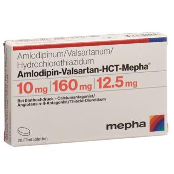 Amlodipin-Valsartan-HCT-Mepha Filmtabl 10mg/160mg/12.5mg 28 pcs
