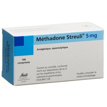 Methadone Streuli Tabl 5 mg 100 pcs