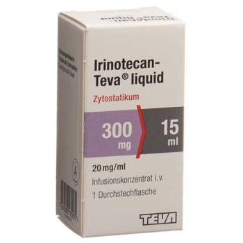 Irinotecan-Teva liquid Inf Konz 300 mg/15ml Durchstf