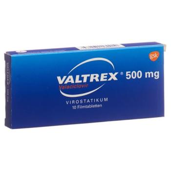 Valtrex Filmtablet 500 mg 10 pcs