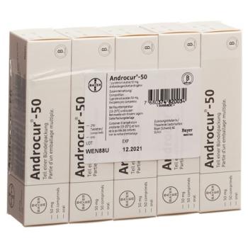 Androcur Tabl 50 mg 5 x 50 pcs