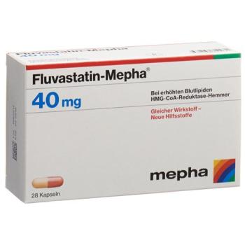 Fluvastatin Mepha 40 mg 28 Kaps