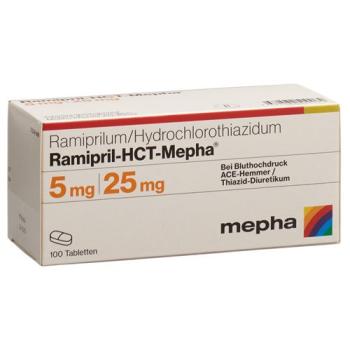 Ramipril-HCT-Mepha Tabl 5/25 20 pcs