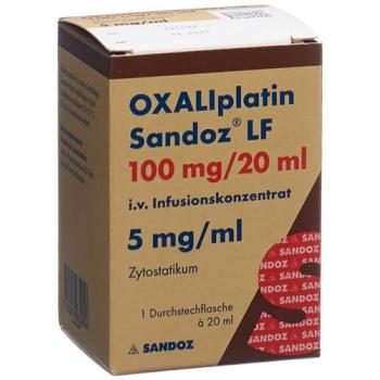 Oxaliplatin Sandoz LF Inf Conc 100mg/20ml Vial