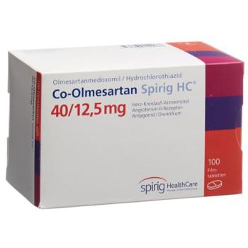 Co-olmesartan Spirig HC Filmtabl 40 mg/12.5 mg 100 pcs