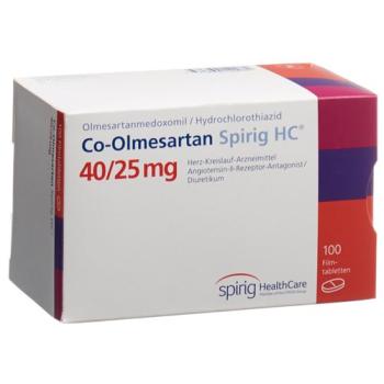 Co-olmesartan Spirig HC Filmtabl 40 mg/25 mg 100 pcs