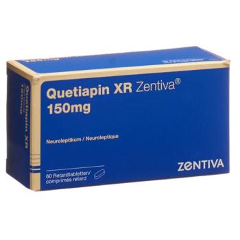 Quetiapin XR Zentiva 150 mg 60 Retard Tablets